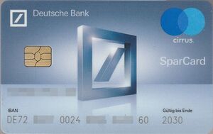 Deutsche Bank SparCard front.jpg