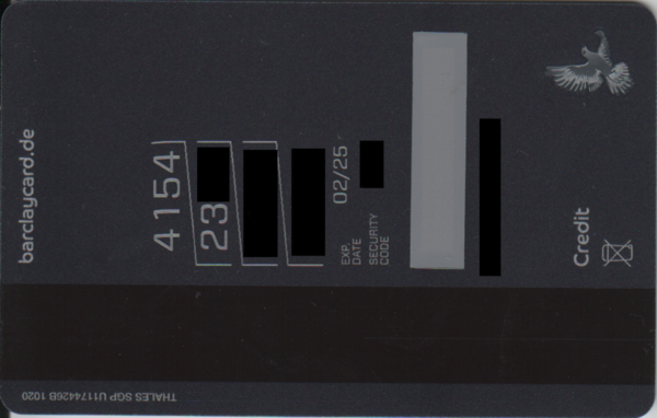 Barclaycard Platinum VISA – EMV-Kartentest